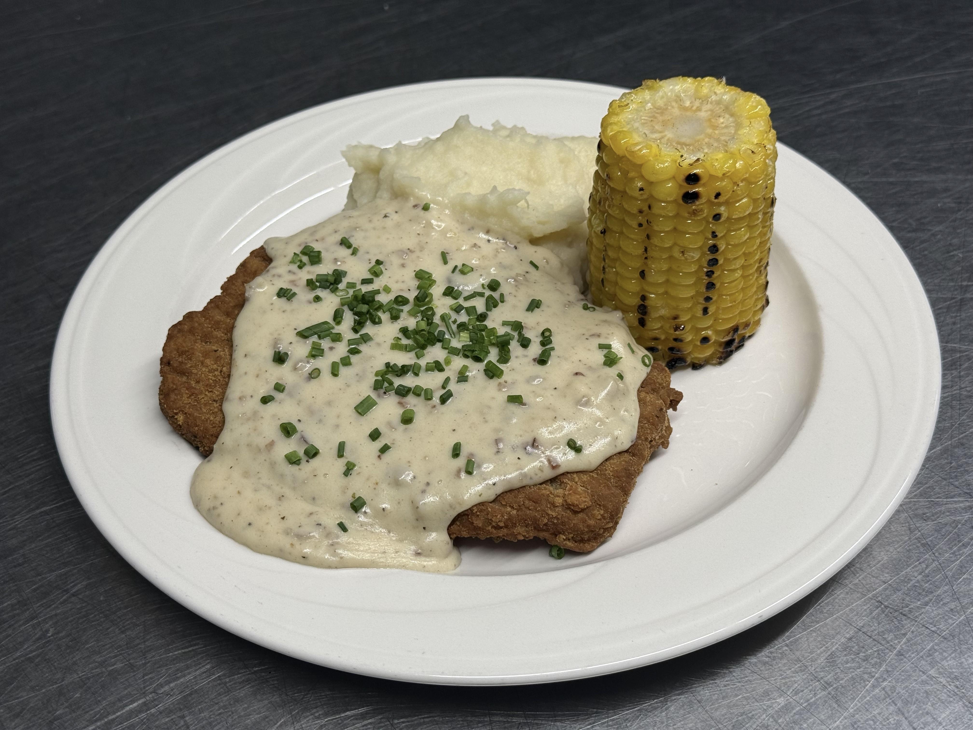 Chicken Fried Steak with Sausage Gravy